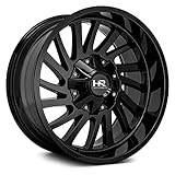 Hardrock Offroad Wheels H708 OVERDRIVE Custom Wheel - 20x10, -19 Offset, 5x150 Bolt Pattern, 110.3mm Hub - Gloss Black Rim