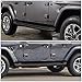 Auto Dynasty Running Boards Compatible with 2018-2024 Jeep Wrangler JL Unlimited 4-Door, 6