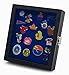 Pin Collector's Compact Display Case by Hobbymaster -- for Disney, Hard Rock, Olympic, Political Campaign & other collectible pins, holds 20-50 pins