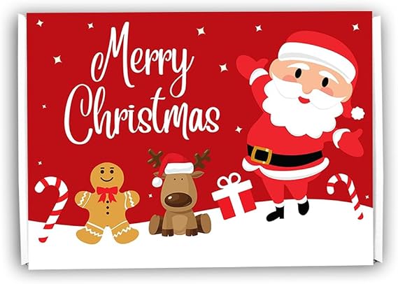 Chocolate Animals Merry Christmas Sweets Gift Box Hamper (SANTA RED FRONT)