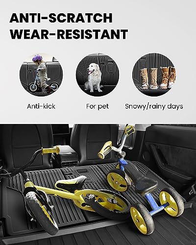 Image of LASFIT Rear Seat Back Mats for Tesla Model Y 2025 2024 2023 2022 2021 2020