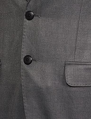 Image of Raymond Wool Blend Men's Full Sleeve Contemporary FIT Dark Grey Formal Suit
