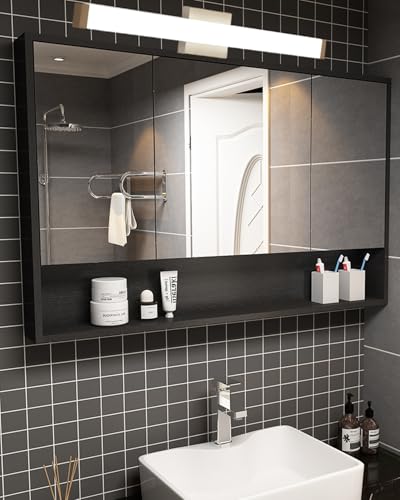 Image of 24 inch LED Bathroom Vanity Light14W Brushed Nickel 4000K Square | Natural White Light,Wall Bar Lighting,Rust & Moisture Resistant, Energy-saving, moisture-proof, for bathroom dresser mirror