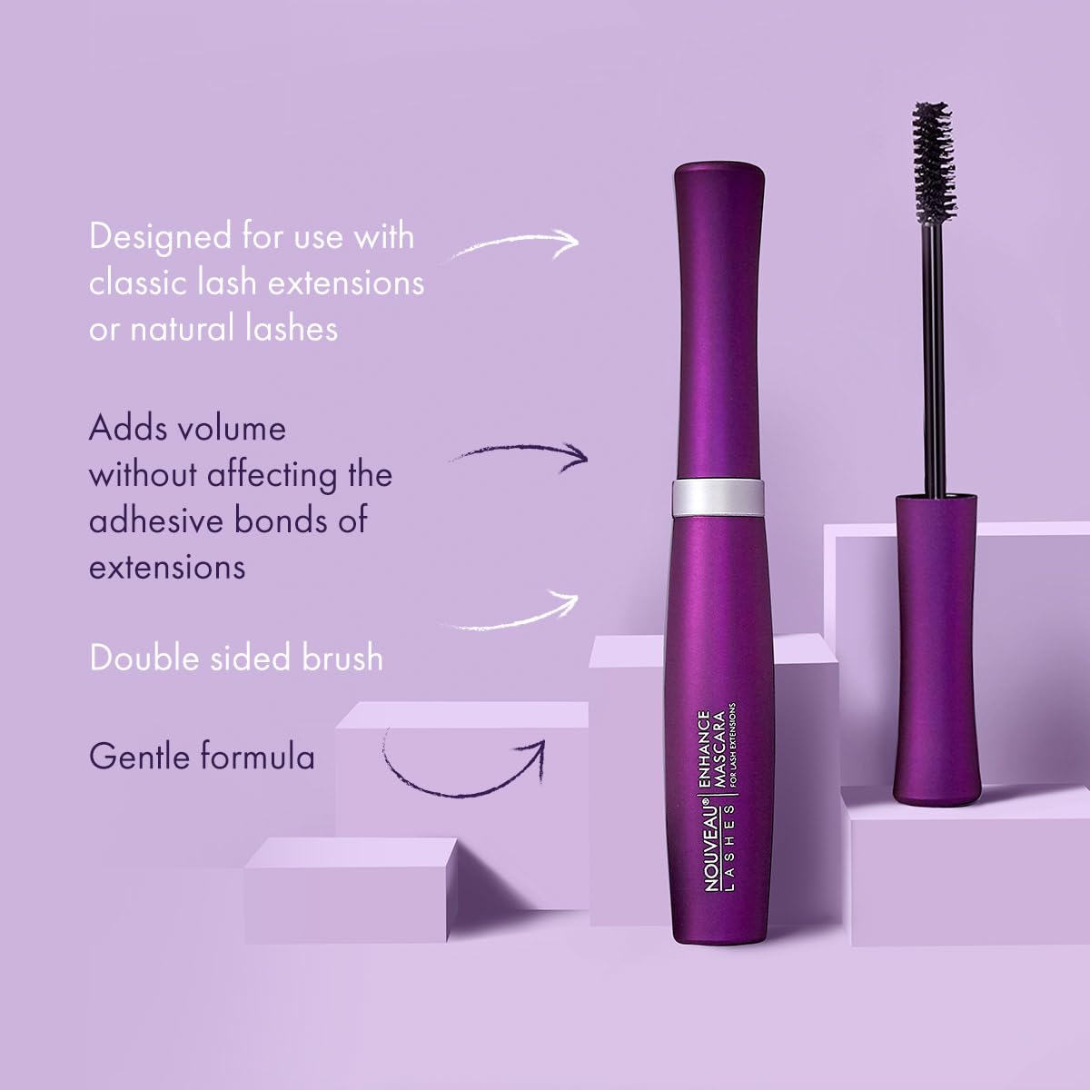 Nouveau Lashes Mejorar el rimel para extensiones