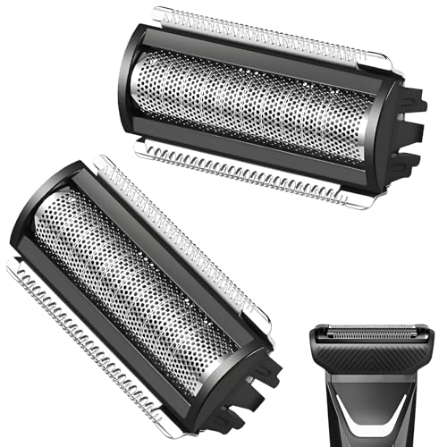 Replacement Foil Blade for Manscaped The Lawn Mower Electric 5.0 Ultra Trimmer - Groin/Body Hair Shaver Head, 2-Count