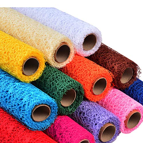 Deco Fita Poly Poly Mesh Fita Deco Poly Mesh Fita para Festival de Páscoa Grinalda Grinaldas E Decor