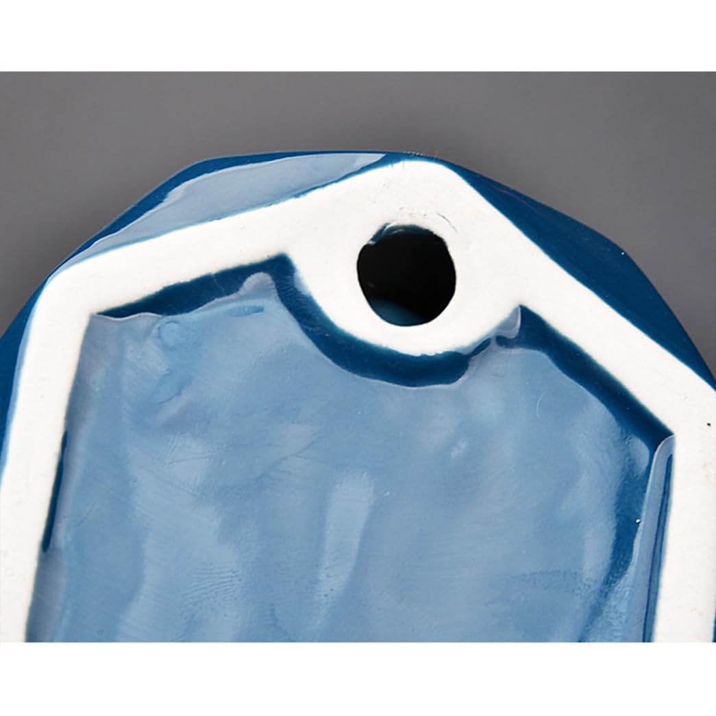 GVILTY Moderno Posacenere Di Sigaretta In Ceramica In Ceramica Con Coperchio, Posacenere Da Sigaretta Da Tavolo Per Interno Esterno E Decorativo Tavolo Da Tavolo Da Posacen blue