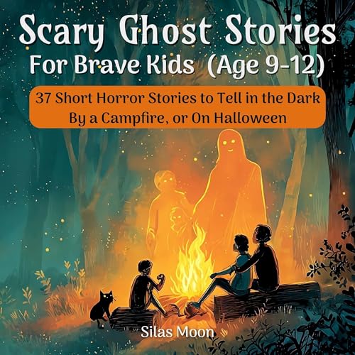 Page de couverture de Scary Ghost Stories for Brave Kids (Age 9-12)