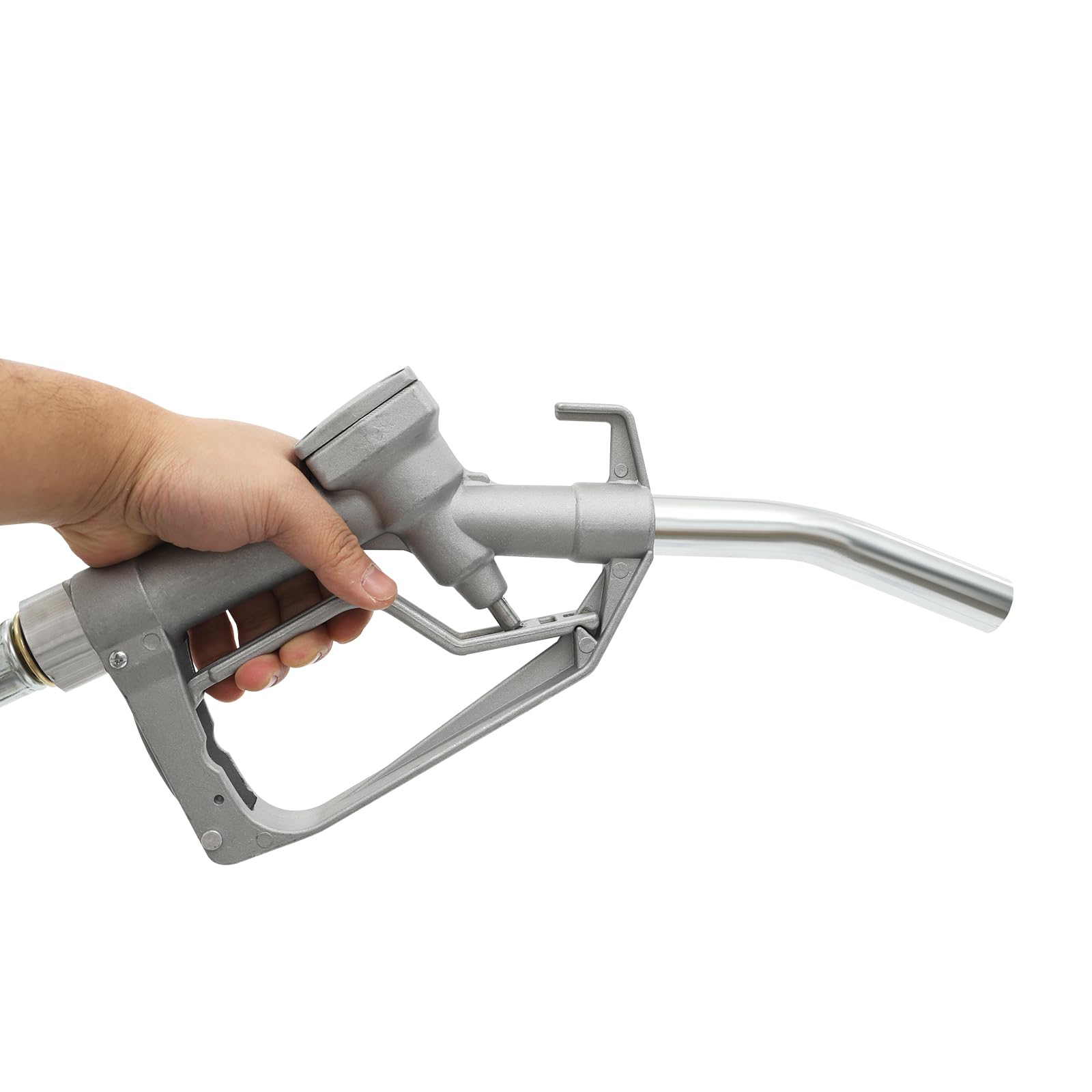 Bomba de combustible, 200 W, bomba diesel 45 L/min, caudal máximo, bomba de aspiración universal, CC 12 V, bomba diésel autocebante con manguera de PVC y pistola de bomba