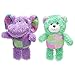 Pet Factory Logical Pet Patchwork Squeaky Plush Dog Toy, Randomly Selected - Bear OR Elephant, One Size