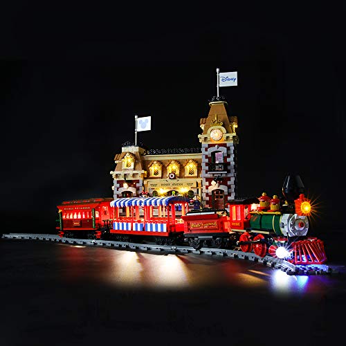 Briksmax Led Lighting Kit for Disney Train and Station – Compatible with Lego 71044 Building Blocks Model- Not Include The Lego Set Briksmax Led Lighting Kit for Disney Train and Station – Compatible with Lego 71044 Building Blocks Model- Not Include The Lego Set