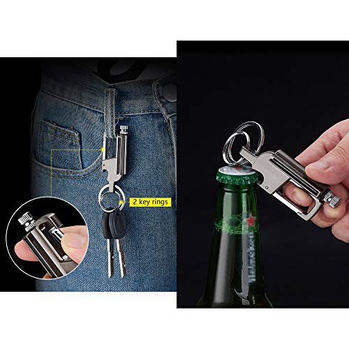 WDEC Outdoor Survival Fire Starter Multitool Keychain - Image 6