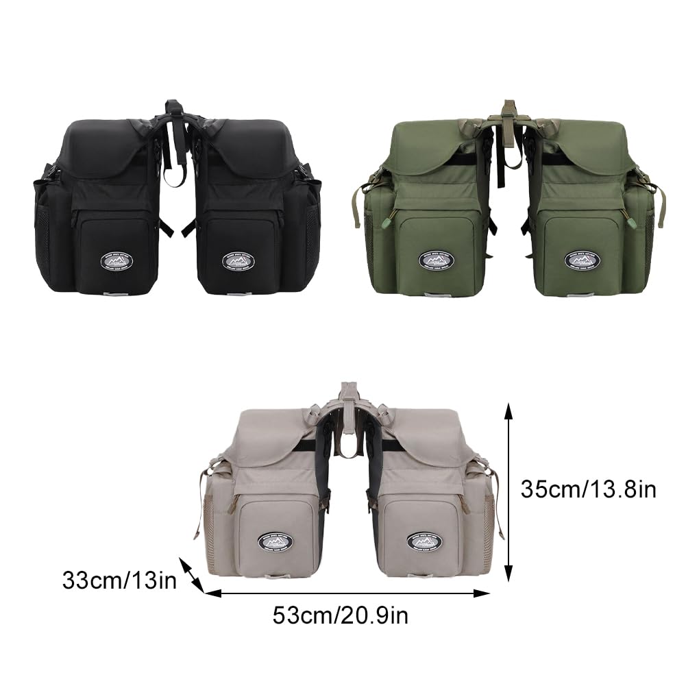 Bolsa para bicicleta de montaña debajo del asiento, impermeable y resistente a roturas. Fácil de instalar. Bolsas de lino para bicicleta para, verde