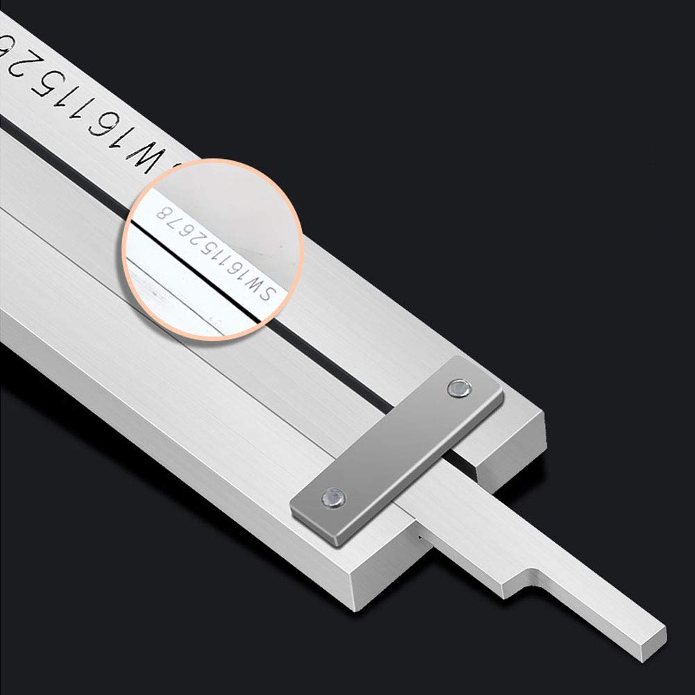 Calibrador Vernier, Altura de Profundidad del Calibrador de Herramienta de Medición Vernier, 0-150-200-300Mm, Calibrador Mecánico de Acero Inoxidable de Alta Precisión y Grado Industrial (200Mm)