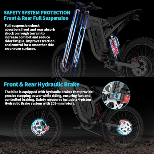 Freego X2 Electric Dirt Bike Close-Up