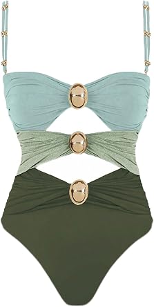 Narecte Modest One Piece Swimsuit Women 2025 Womens Swimsuits Bathing Suit for Women Womens Bathing Suits Tummy Control