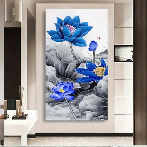 Toile de lotus TONGYINLI pour habiller un mur vide sans encombrer l'espace