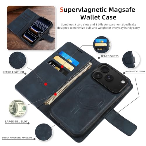 Coque iPhone 17 Pro Max Antichoc Détachable avec Blocage RFID
