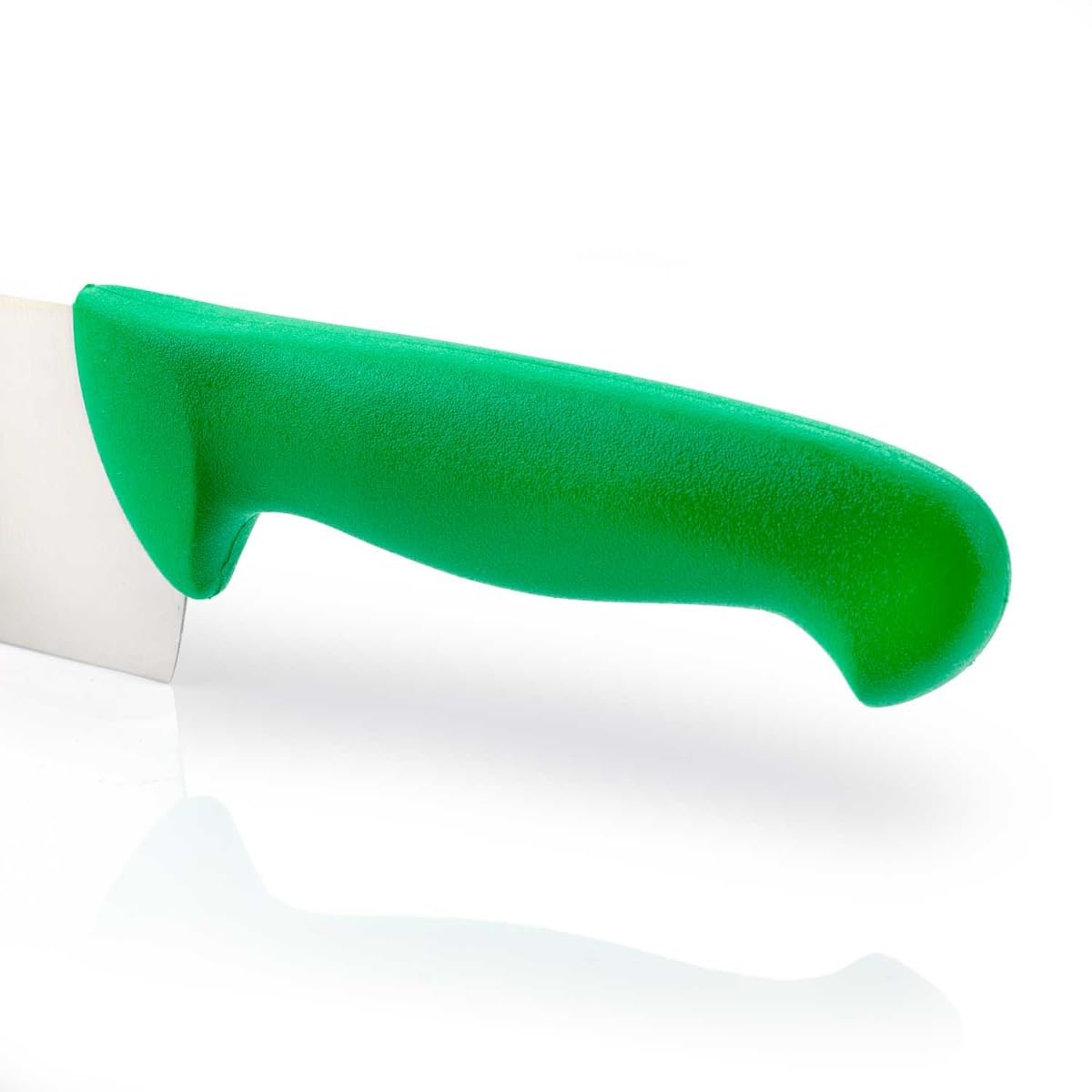 Arcos Serie 2900 - Cuchillo Cocinero Ancho - Hoja de Acero Inoxidable Nitrum de 250 mm - Mango inyectado en Polipropileno Color Verde — view 5