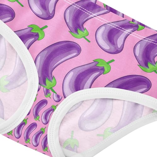 Colorful Eggplants Toddler Girls's Underwear 2T 202c12064
