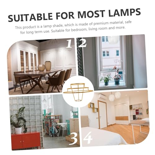 Lampe de bureau cage avec structure stable et prise de charge - 6