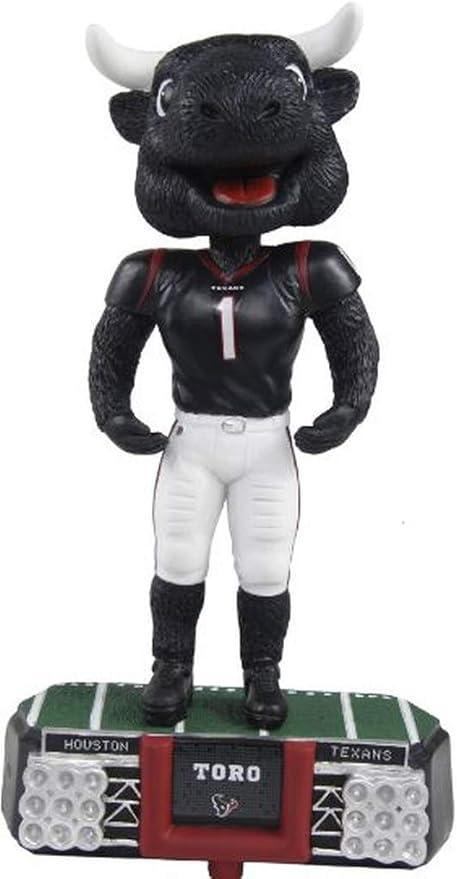 Amazon Com Toro Houston Texans Mascots Stadium Lights Bobblehead By Foco Everything Else
