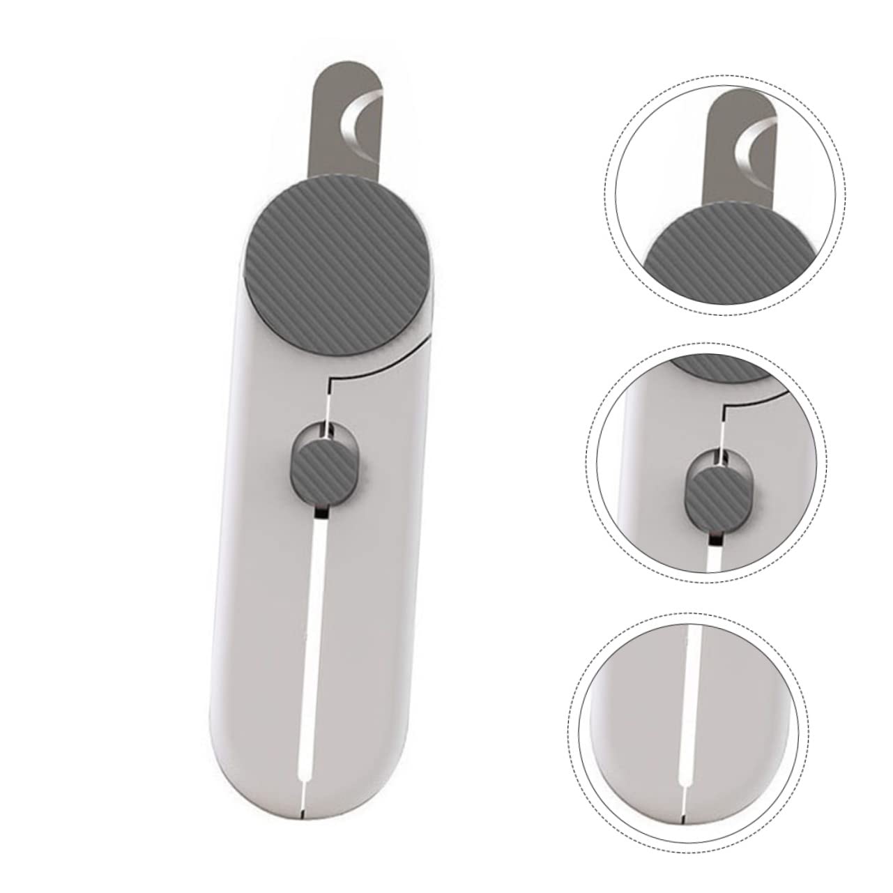 VICASKY Cat Nail Scissors Kitten Pet Nail Cutter Paw Cats Nails Cat Nail Cutter Cat Nail Clippers Cat Clippers Pet Nail Clippers Dog Nail Clipper Pet Trimmer Supplies Grey Stainless Steel