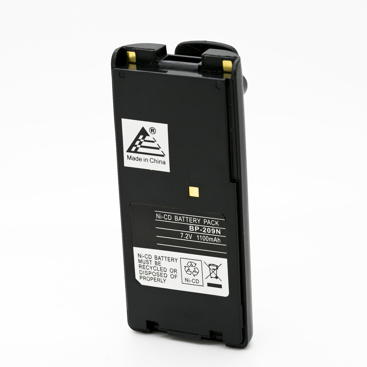 ExpertPower® 7.2V 1100mAh NiCd Battery for Icom BP-209 BP-210 BP-222 BP-209N BP-210N | Compatible with IC-A6 A24 F3GT F4GT F11 F21 T3H V8 U82 Radios