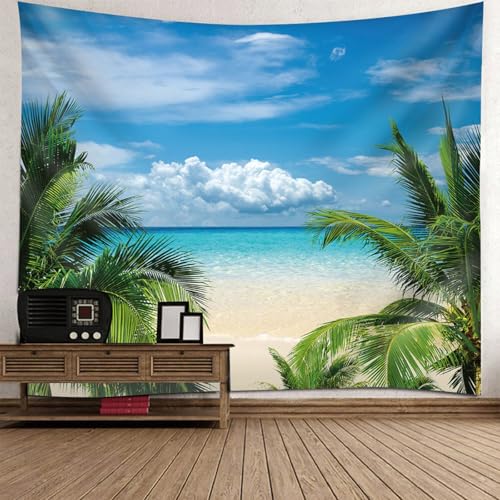 Tapisserie motif ciel mer deco chambre enfant et grand salon moderne