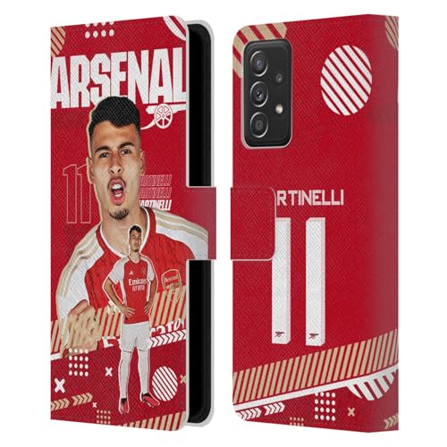 Coque portefeuille Arsenal Gabriel Galaxy A52 fini les rayures d'écran