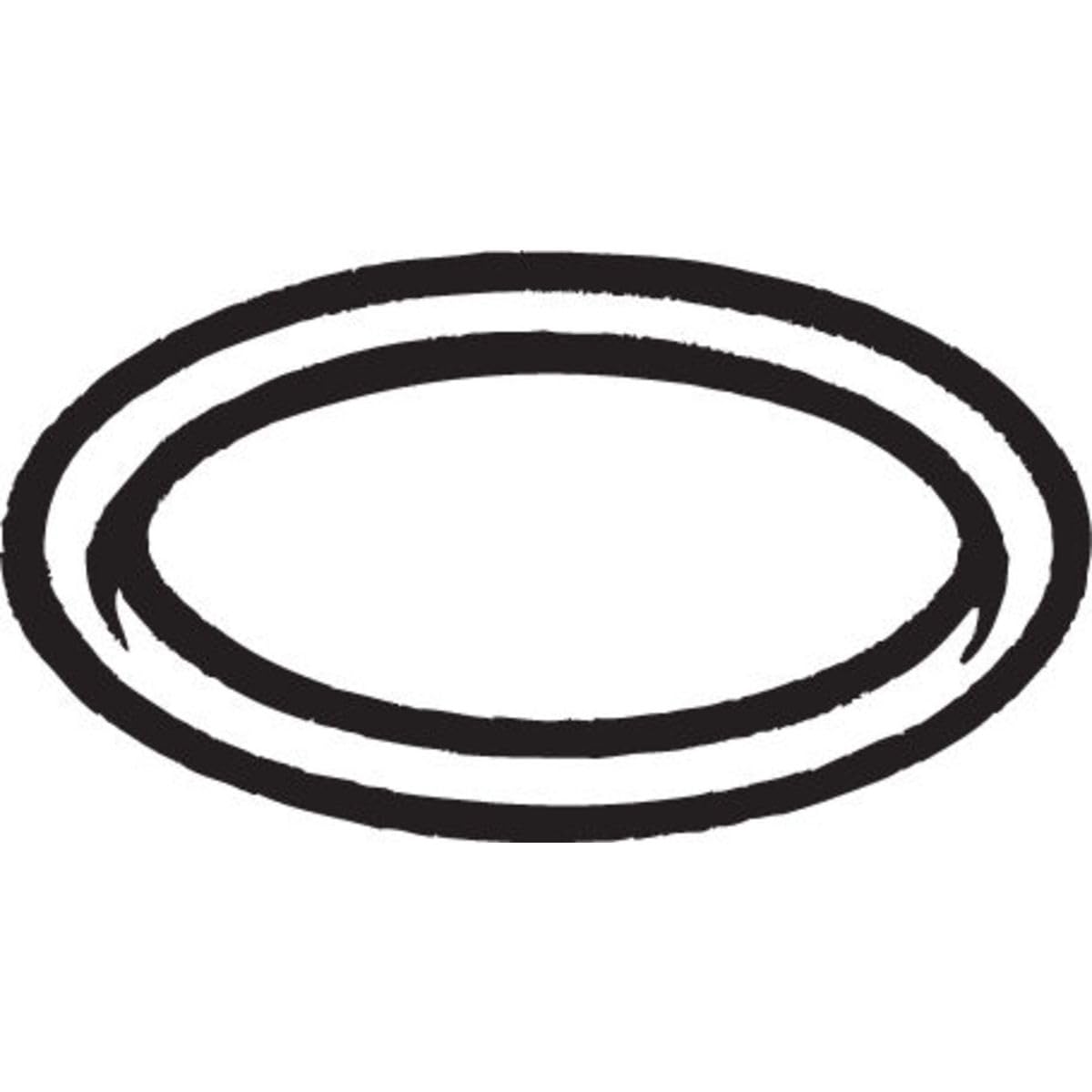 Bague D'étanchéité Pour Tuyau D'échappement BOSAL 256-410 - Compatible VW LT II 2.5 TDI - Référence OE 2D0253115A