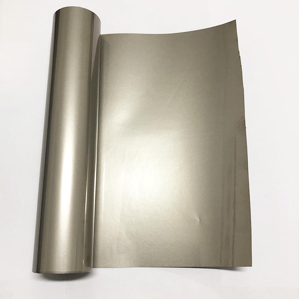 Ultracienki arkusz folii — 1 m (3,28 stopy) TA1 do badań laboratoryjnych guzików i cynku(0.05mmx100mmx1000mm)