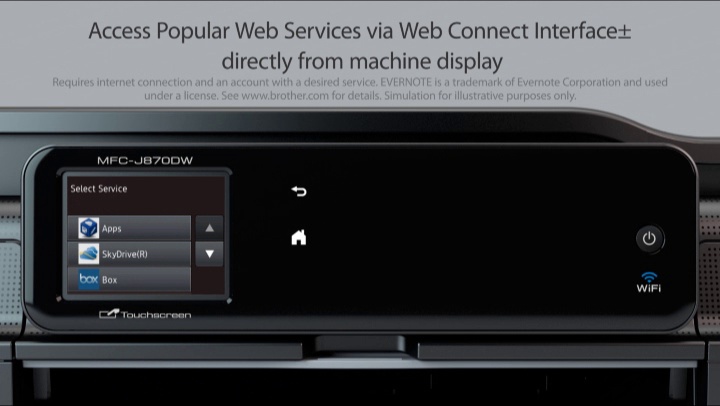 Watch Brother MFC-J870DW Wireless Color Inkjet Printer with