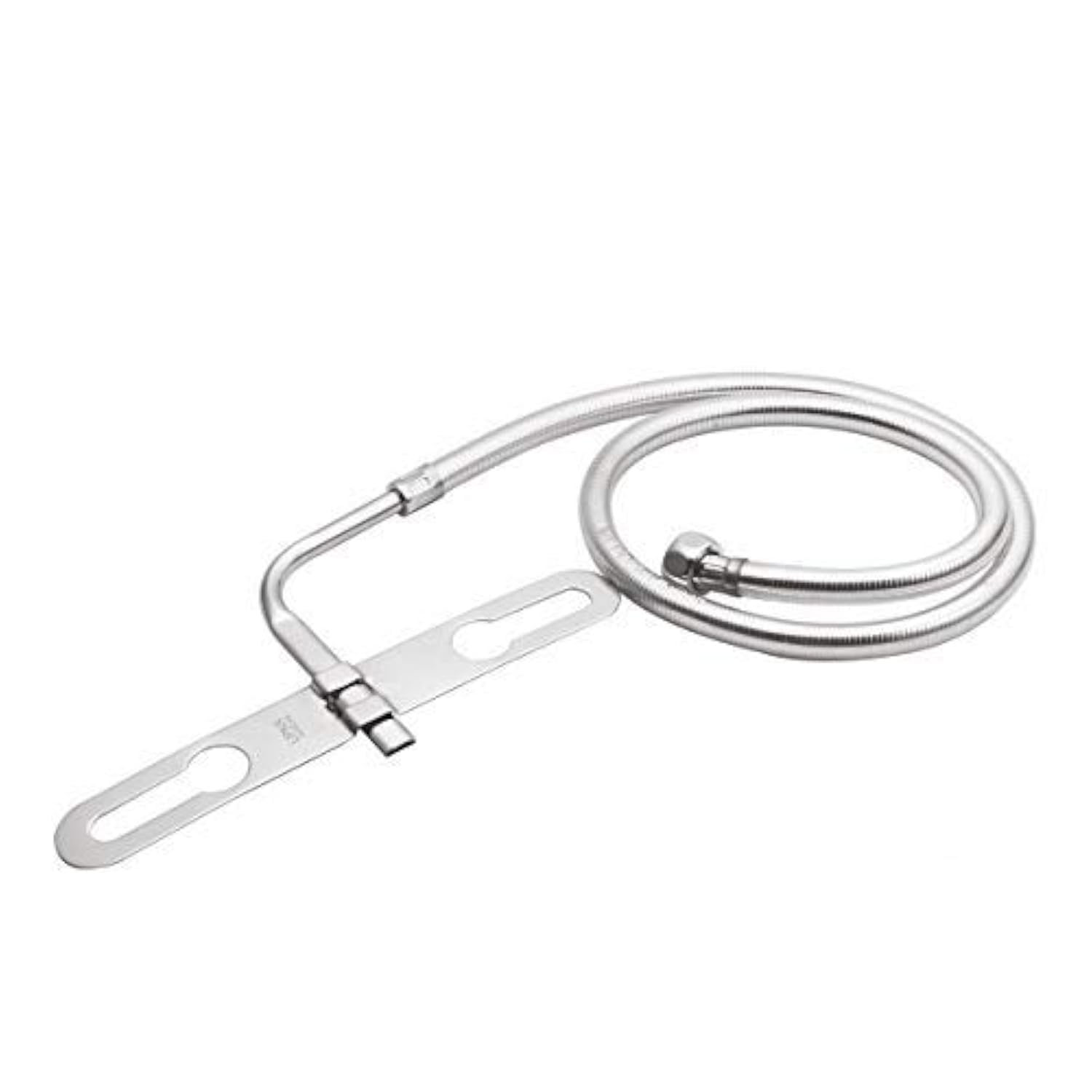 Lipka Stainless Steel Grade 304 Multi Jet Spray with Heavy PVC Hose (1 Meter), Built-in Installation Type Toilet Seat/Commode Spray - Rust-Free, Durable