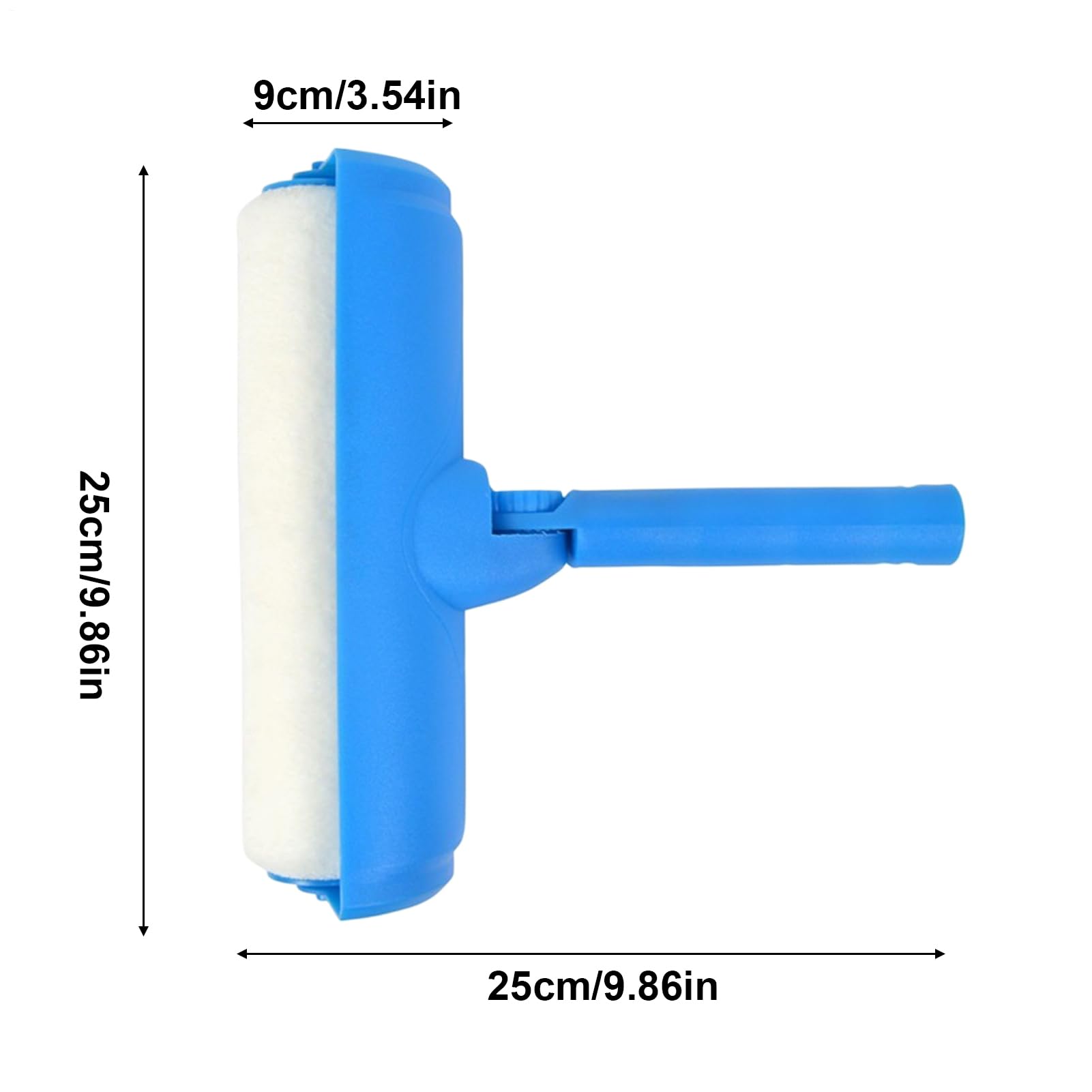 Pinceau rouleau de plafond - Rouleau de peinture pour plafond, rouleau de peinture murale, rouleau anti-goutte | Outil de rouleau de peinture de 25,4 cm avec bouclier, pinceau de peinture réglable