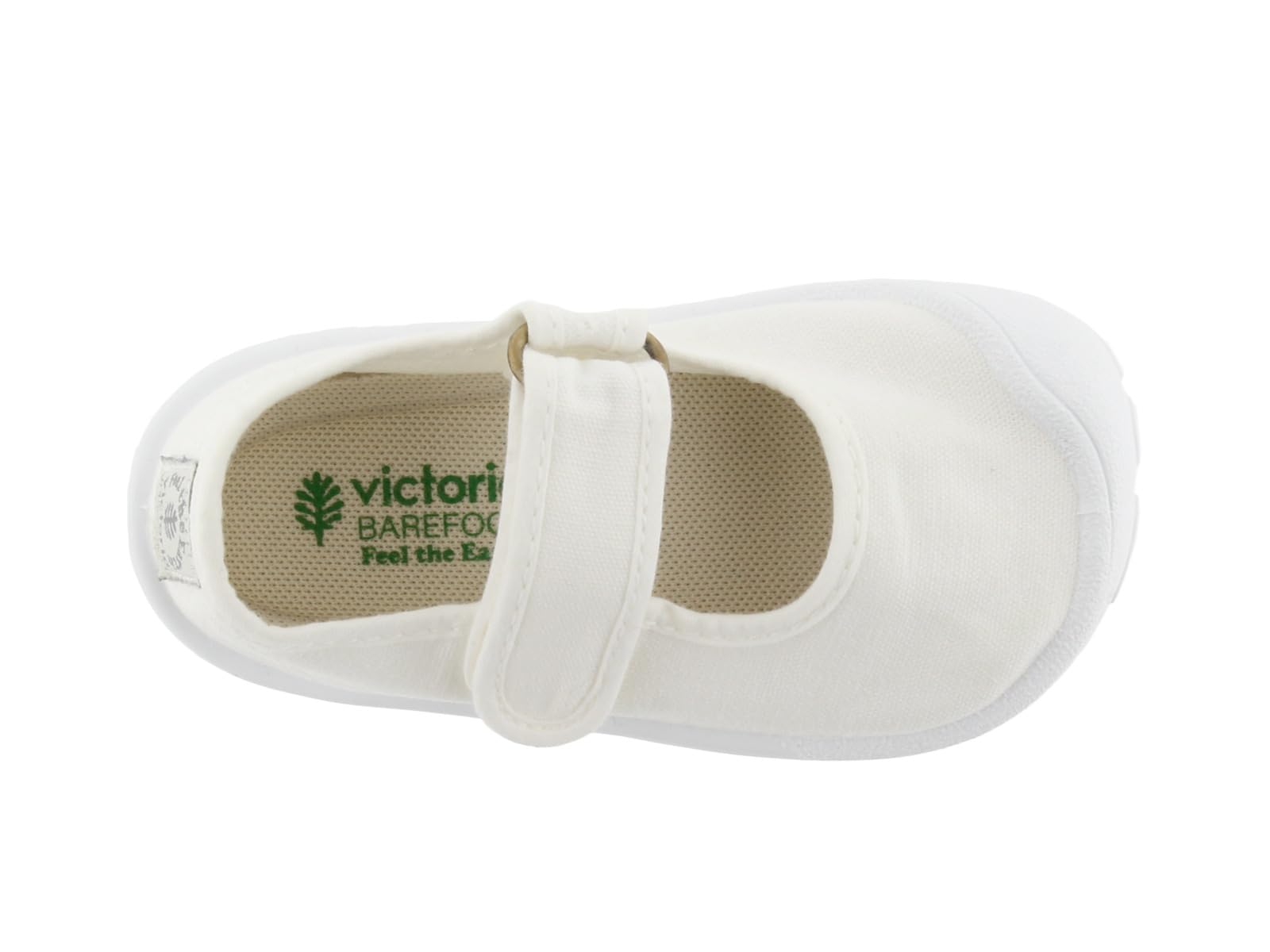 Victoria Ballerines Unisexe Respectueuses Barefoot Bosco Toile Teintée Drec & Bande Auto-Agrippante 1370109 pour Enfants