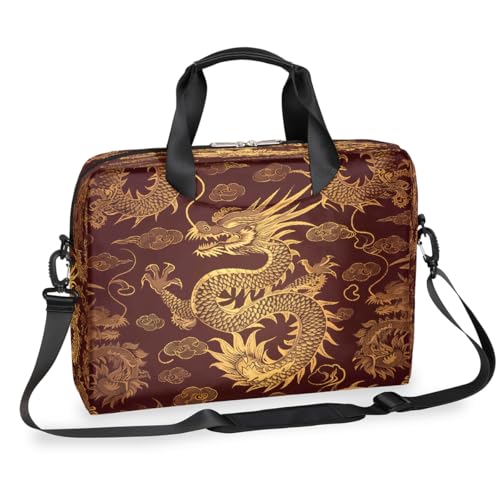 Bolso para portátil con diseño de dragón chino