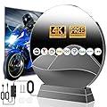 2026 TV Antenna Indoor, 3200+ Miles Range Digital Antenna for Smart TV Indoor Outdoor, HDTV Antenna for Local Channels with Amplified Signal Booster Supports 360° Reception 4K 8K 1080P-38ft Cables