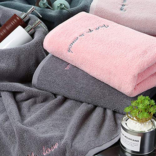 Drap de Bain Séchage Rapide et Absorbant | Lot de 2 Serviettes de Bain Coton