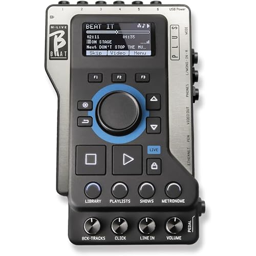 B.BEAT PLUS 256 Gb: All-in-One Backing Track Solution for Live Musicians with Live Loops, Amp Sim MIDI Control & Video Sync