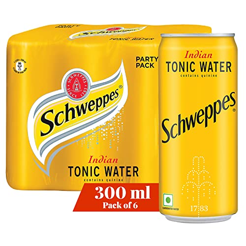 Schweppes Indian Tonic Water Contains Quinine Refreshing Mixer with