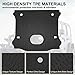 KIWI MASTER Cargo Mat for 2015-2018 Jeep Wrangler JK, OEM Replacement 82214404, Custom Fit All Weather Rear Cargo Liner, Heavy Duty TPE Tray Trunk Mat, Black