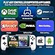 Handy Controller, Bluetooth Controller für Mobiltelefone mit Hall Effekt Joystick ohne Totzonen, Handy Game Controller für iPhone mit Turbo für PS Remote Play/Xbox Cloud,Weiß