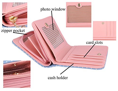 Womens Cat Pattern Wallet Coin Purse Card Holder3