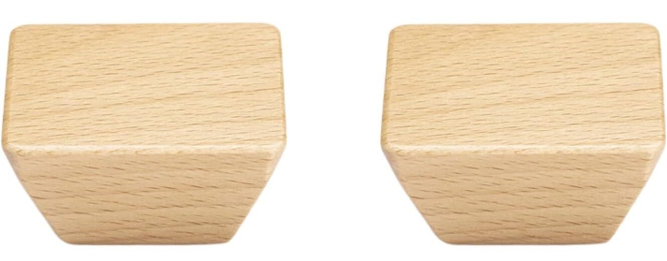 Wooden Cabinet Pulls & Knobs, Drawer Handles for Kitchen Cupboard Wardrobe