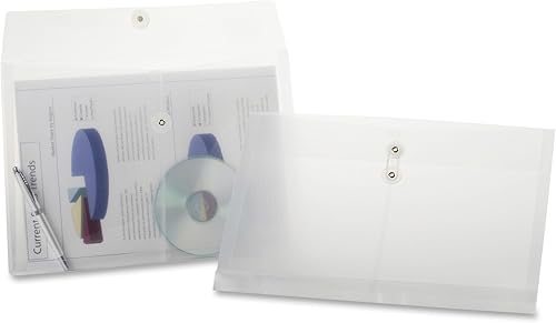 Pendaflex 63814-3 - Sobre extensible de polivinílico 145 x 9 pulgadas transparente 3 por paquete