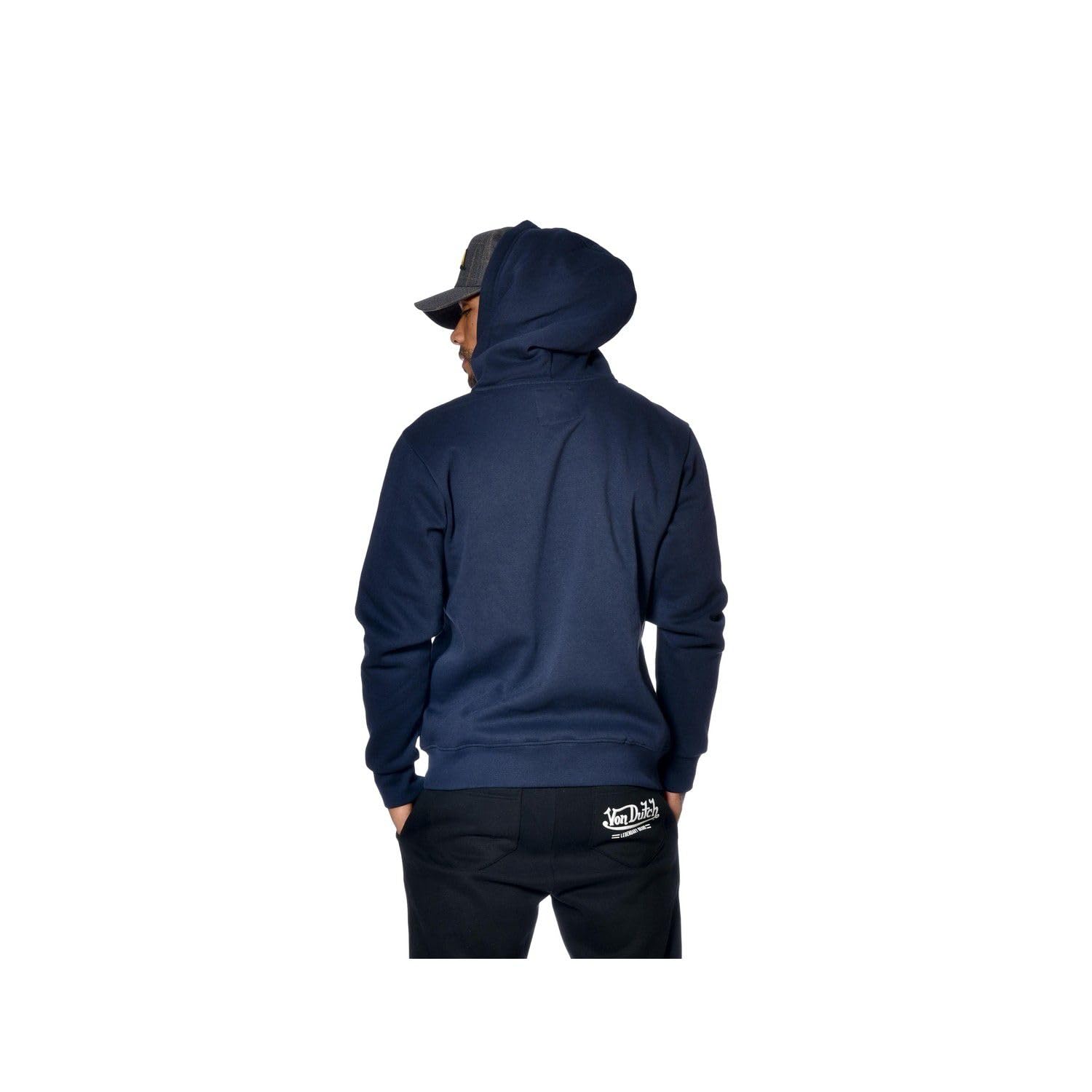 Von Dutch Męska bawełniana bluza z kapturem Slimane, wygodna i ciepła