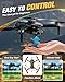 Drone with Camera for Beginners, Foldable WiFi RC Quadcopter with 4K HD Camera, Brushless Motor, Long Control Range, Auto Hover, One Key Start, 3D Flips, 2 Batteries, Birthday Christmas Boy Toys Gifts