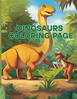 Dinosaurs coloring page B0F6DFKF8G Book Cover