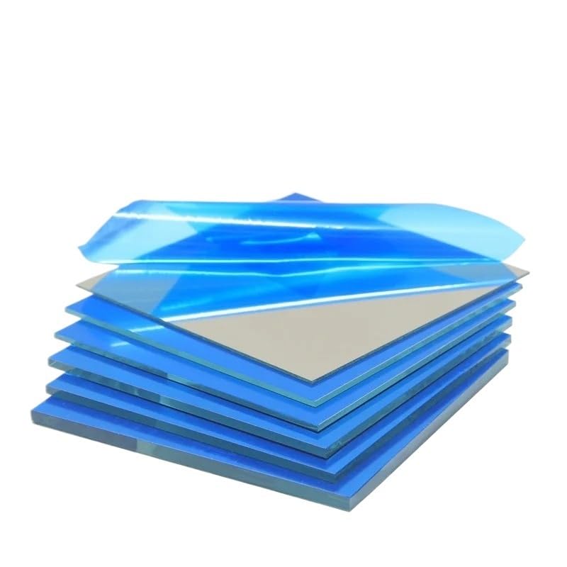 2PCS 10-50mm First Reflecting Surface Reflector Square Optical Front Surface Mirror DIY Scanner Projector Mirror Accessories(10x10x1mm)